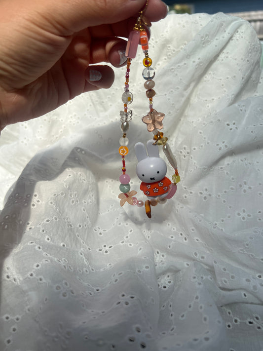 Miffy Bag Charm (Orange)